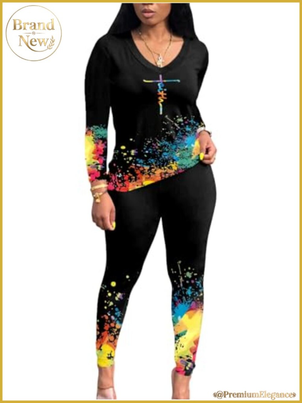 Women's 2 Piece Tracksuit Set Long Sleeve Top Legging Pants Sweatsuit